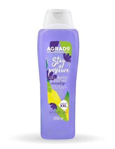Bote XXL gel de ducha Agrado Stay Positive formulacion vegana