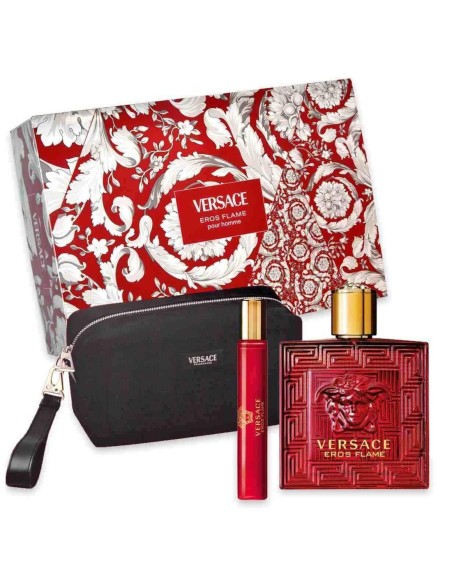 Estuche Versace Eros Flame con perfume 100 ml y accesorios