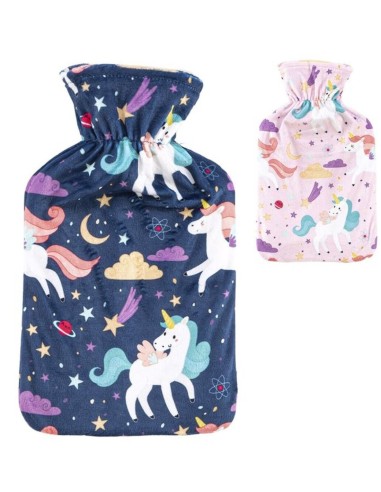 Bolsa agua caliente unicornio infantil 1 litro para niños
