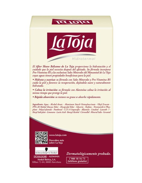 La Toja con Sales Minerales y Pro-Vitamina B5 