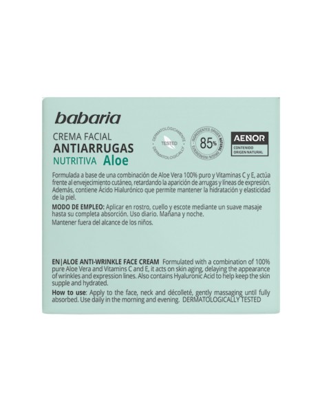 Tratamiento facial vegano 85 por ciento ingredientes naturales