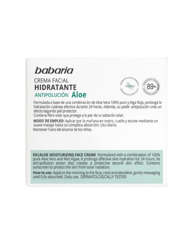 Tratamiento facial antipolucion vegano 89 por ciento natural