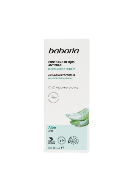 Contorno de ojos antiedad Babaria con aloe vera nutritivo