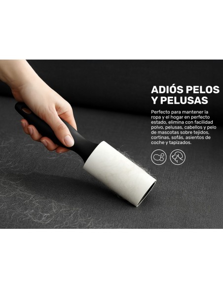 Rodillo de papel adhesivo 40 capas limpieza textil rapida