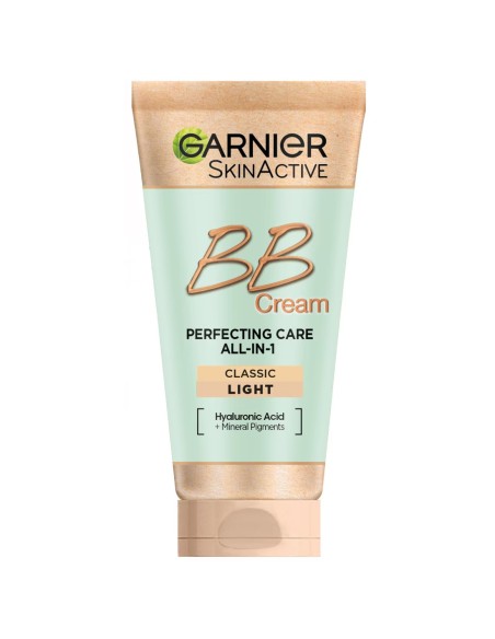 Crema con color y acido hialuronico garnier todo en uno