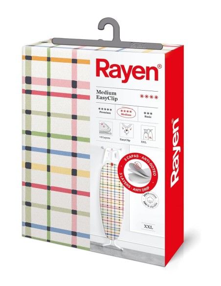 Funda de plancha XXL 100% algodón con acolchado grueso