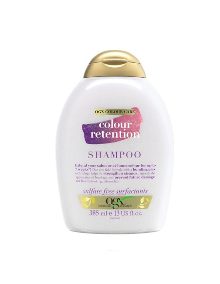 Champú OGX Colour Retention sin sulfatos 385ml.