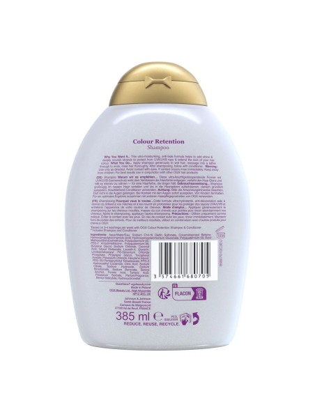 Champú protector del color OGX con tecnología Bonding Plex.