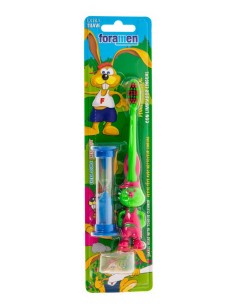 Cepillo dental infantil Foramen con reloj de arena 