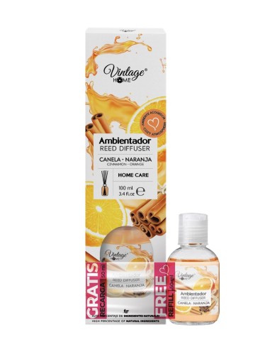 Pack Mikado con recambio 50ml gratis canela y naranja