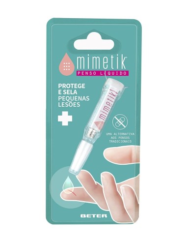 Mimetik by Beter apósito líquido en blíster verde con aplicador