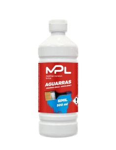 Aguarrás Símil MPL 500 ml disolvente incoloro.