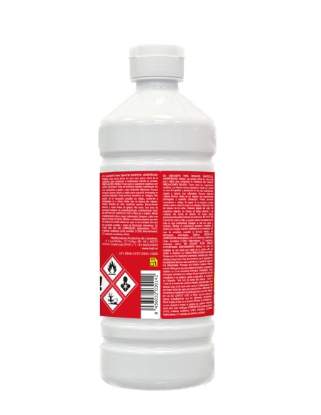 Disolvente para esmaltes sintéticos y desengrasante.