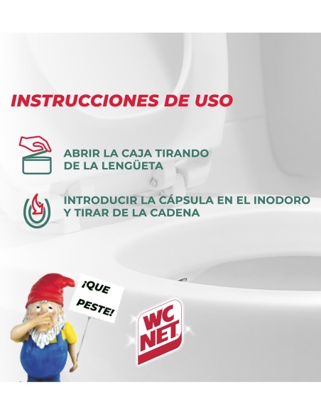 WC NET Fosas Sépticas 20 Cápsulas | Elimina Olores y Atascos