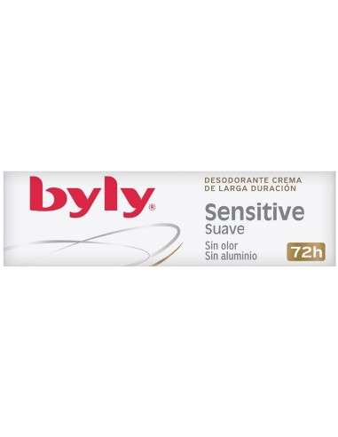 Crema desodorante Byly para piel sensible larga duración