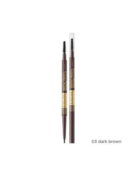 Lápiz de cejas Eveline Micro Precision 03 Dark Brown