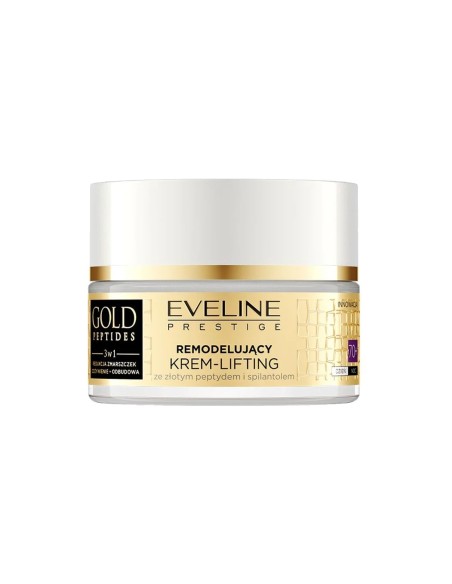 Crema antiedad con péptidos de oro y ceramidas Eveline Gold Peptides 70+