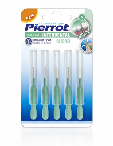 Pack 5 cepillos interdentales Pierrot Micro 0.9mm