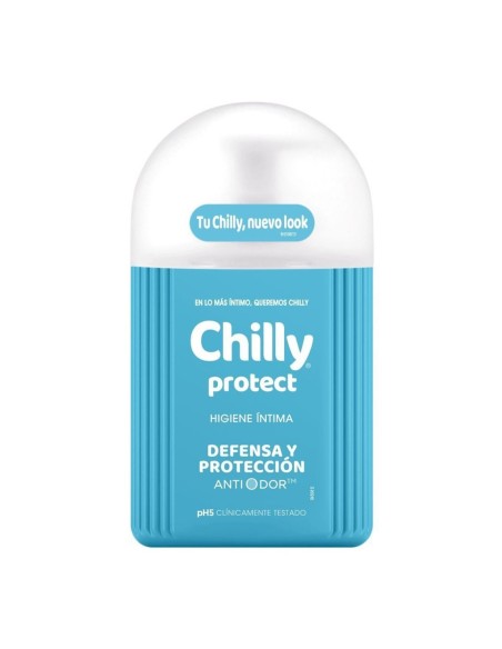 Envase Chilly Protect Gel Higiene Íntima 250ml azul