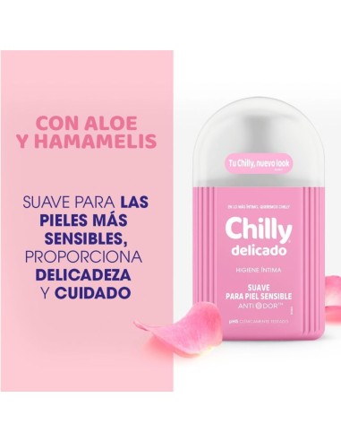 Chilly Delicado con extractos de aloe vera y hamamelis