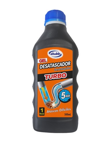 Desatascador líquido en gel Chubb para atascos difíciles