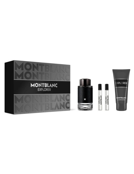 Estuche Montblanc Explorer con eau de parfum 100 ml, dos vaporizadores de 7,5 ml y gel de ducha 100 ml