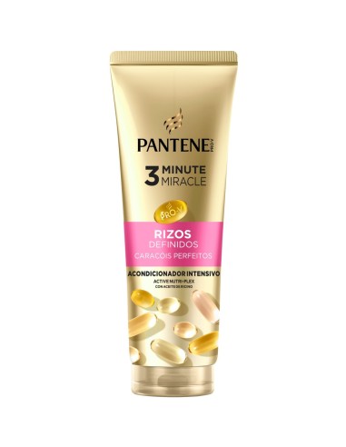 Acondicionador intensivo Pantene 3 Minute Miracle Rizos Definidos 220 ml
