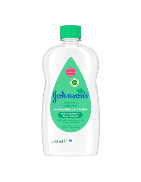 Envase 300ml aceite Johnson's hidratante piel suave