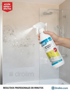 HG Limpiador de Moho en spray, eficaz contra manchas negras en baños, cocinas y juntas

 2