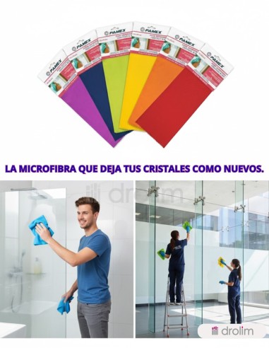 Bayeta Microfibra Ultrafina para Cristales y Vidrios