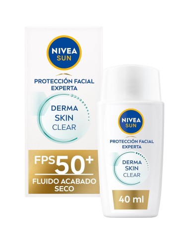 Protector Nivea Sun Derma Skin Clear FPS 50+ 40ml 