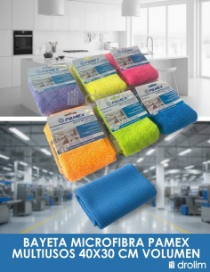 Bayeta multiusos 40x30 cm, alta capacidad de absorcion. 2