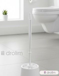 Escobilla con Escobillero WC Eco Blanco - Estilo y limpieza 2