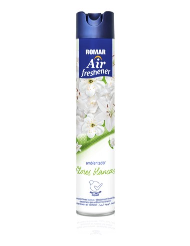Ambientador Romar Spray Flores Blancas 750ml