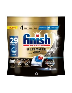 Pack Finish Ultimate Plus 29 cápsulas para lavavajillas.