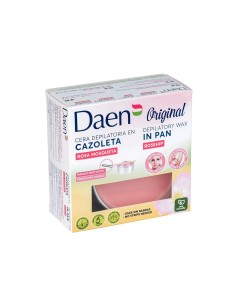 Cera depilatoria Daen caliente en cazoleta Rosa Mosqueta.