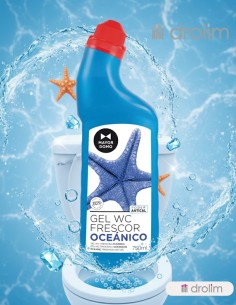 Gel WC Mayordomo Oceánico 750 ml con aroma marino para limpieza profunda 2