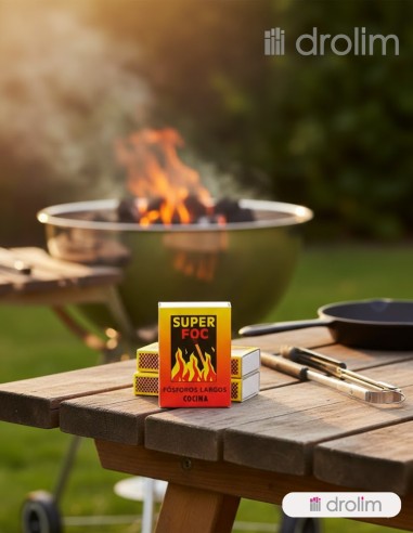 Cerillas Grandes Super Foc Pack 4 Uds 5 cm