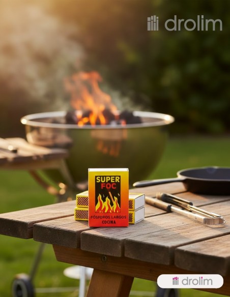 Cerillas Grandes Super Foc Pack 4 Uds 5 cm