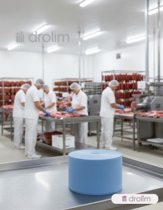 Bobina Industrial Azul 2 Capas 450m Lisa | Drolim 2