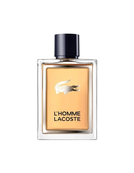 Frasco de perfume L'Homme Lacoste 100 ml con estuche.