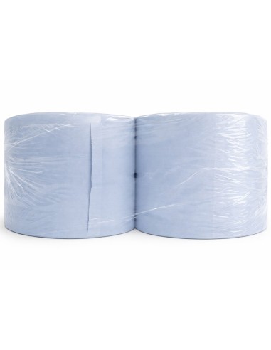 Bobina Industrial Azul 2 Capas 450m Lisa | Drolim