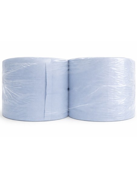 Bobina Industrial Azul 2 Capas 450m Lisa | Drolim