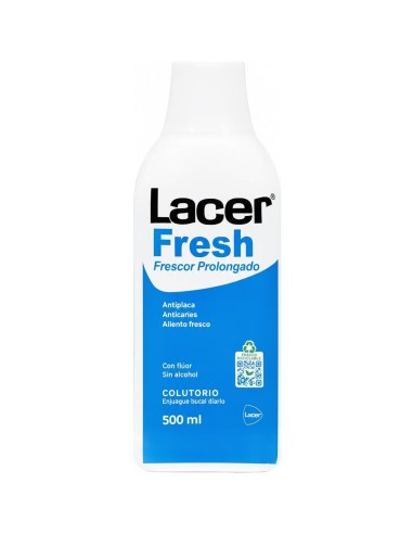 Lacer Fresh Colutorio 500 ml frescor prolongado sin alcohol