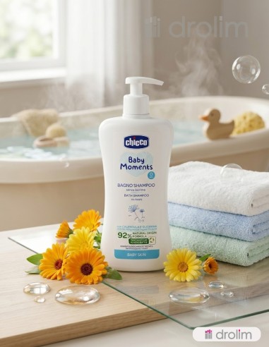 Chicco Champú Baño Baby Moments Caléndula 500 ml Bebé