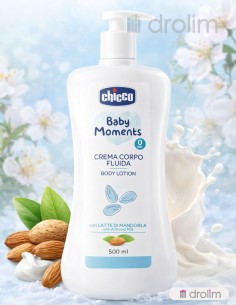 Crema hidratante Chicco Baby Moments con Leche de Almendras. 2
