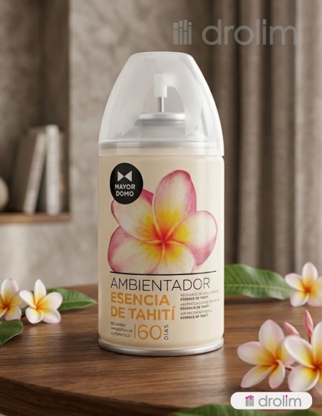 Mayordomo Recambio Ambientador Automático Esencia Tahití 250ml