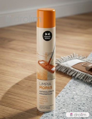 Mayordomo Limpia Mopas Spray Atrapapolvo Antideslizante 750ml