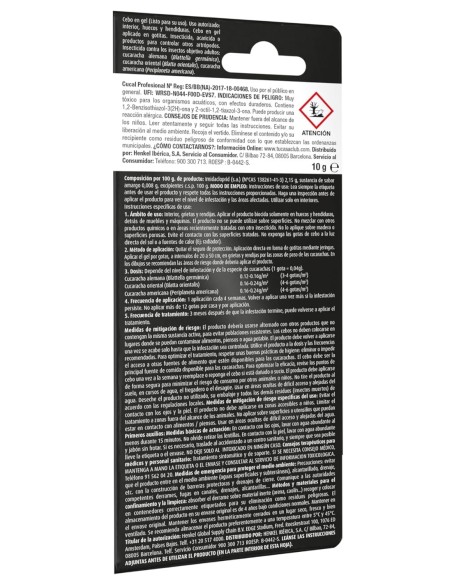 Insecticida Cucal profesional efecto nido para cucarachas
