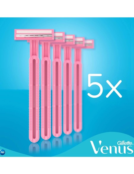 Cuchilla mujer Venus Basic 2 hojas con banda lubricante